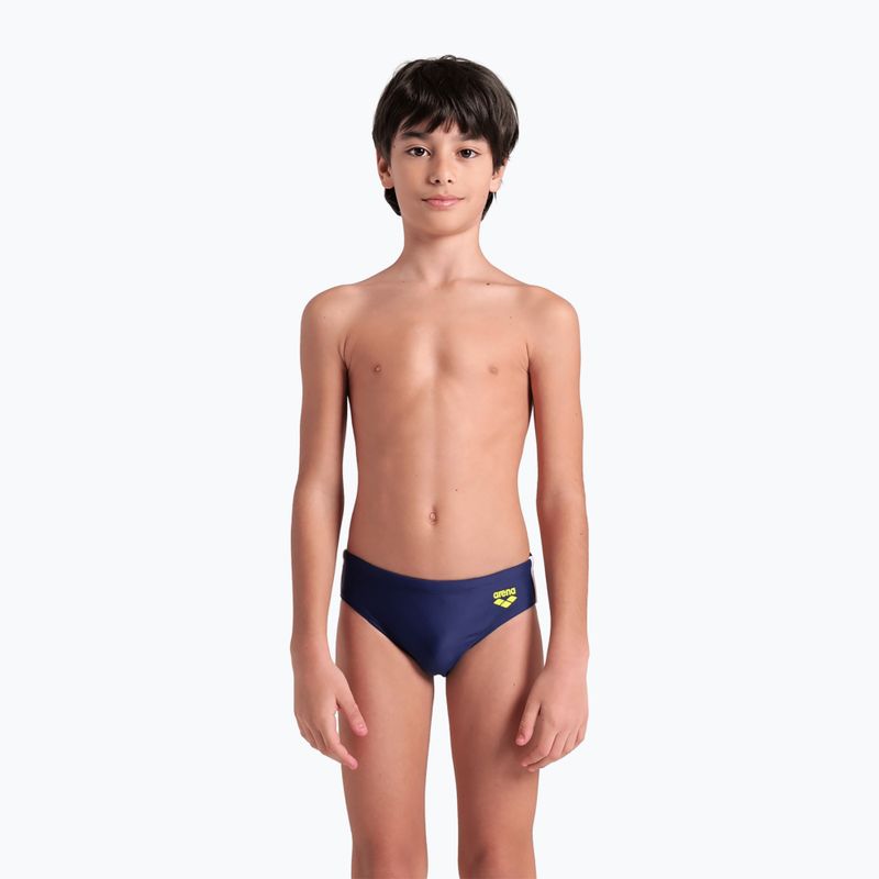 Kinder arena Swim Briefs Solid navy/weiß/weiß