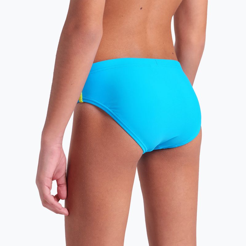 Kinder arena Badeslip Solid türkis/softgrün/calypso