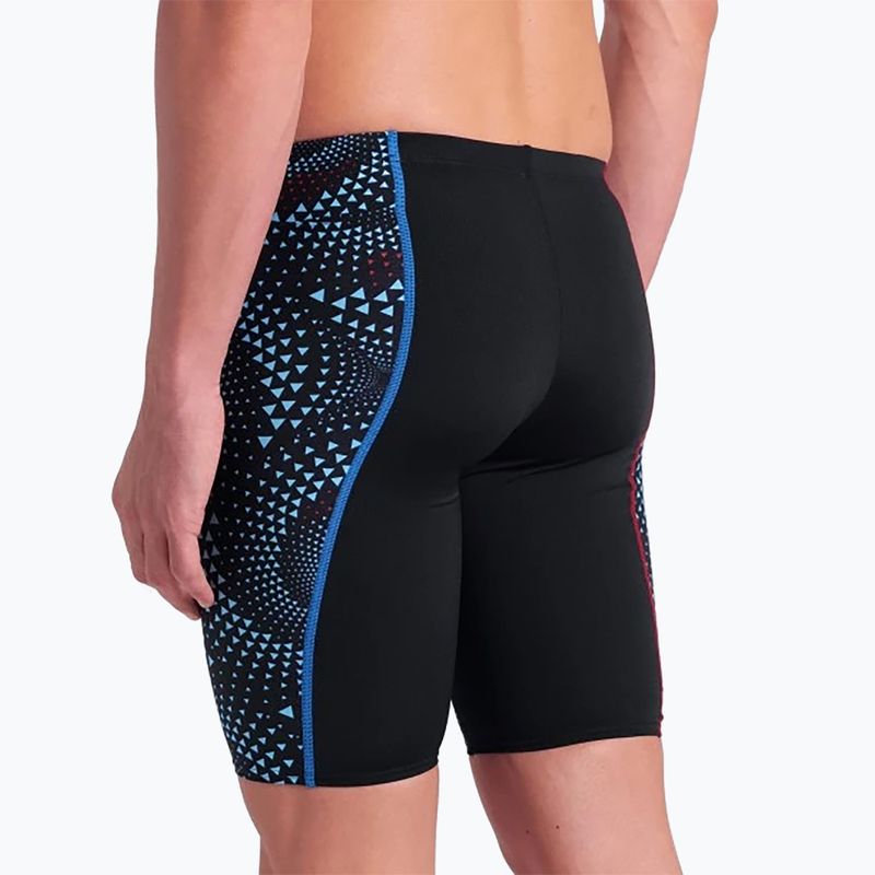 Men's arena Fireflow Swim Jammer schwarz/schwarz multi 9