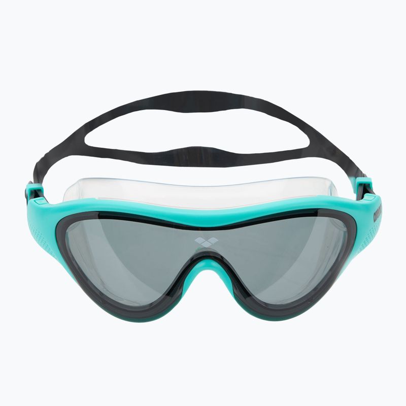 Kinderschwimmmaske arena The One Mask dark smoke/ water/ black 2