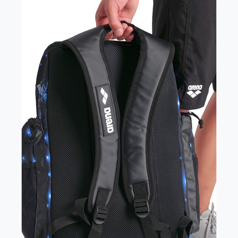 Arena Spiky III 45 l Allover aqua Schwimmrucksack 6