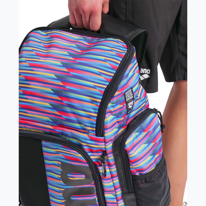 Arena Spiky III 45 l Allover-Rennstreifen Schwimmrucksack 5