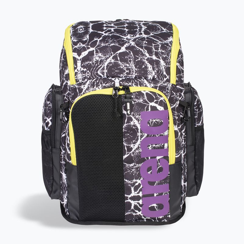 Arena Spiky III 45 l Allover schwarz/weiss Schwimmrucksack