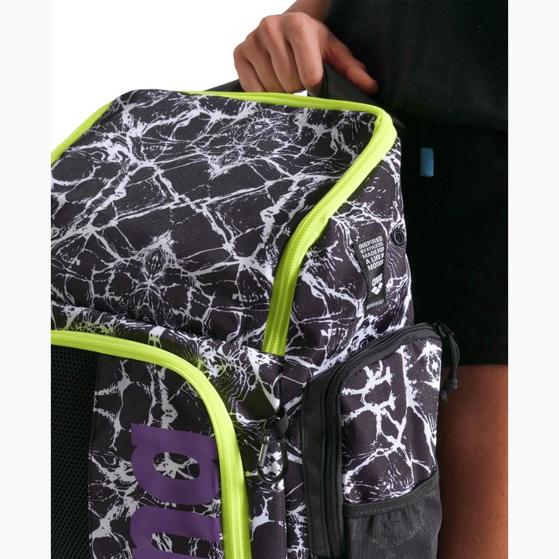 Arena Spiky III 45 l Allover schwarz/weiss Schwimmrucksack 5