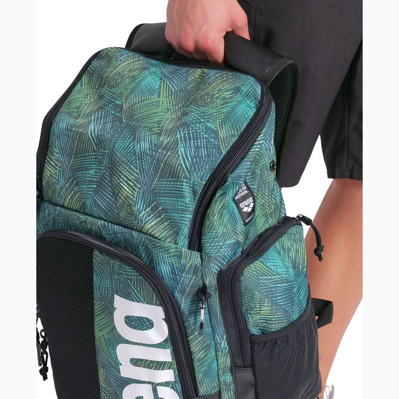 Arena Spiky III 45 l Schwimmrucksack Allover team energy grün 5