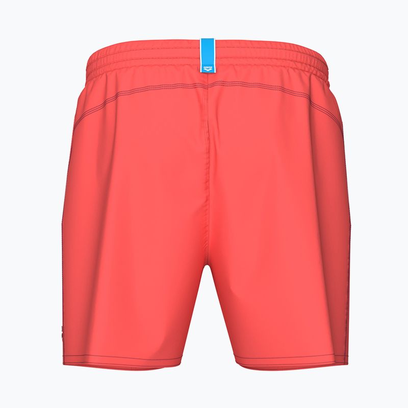 Badeshorts Herren arena Bywayx R calypso coral/dark purple 2