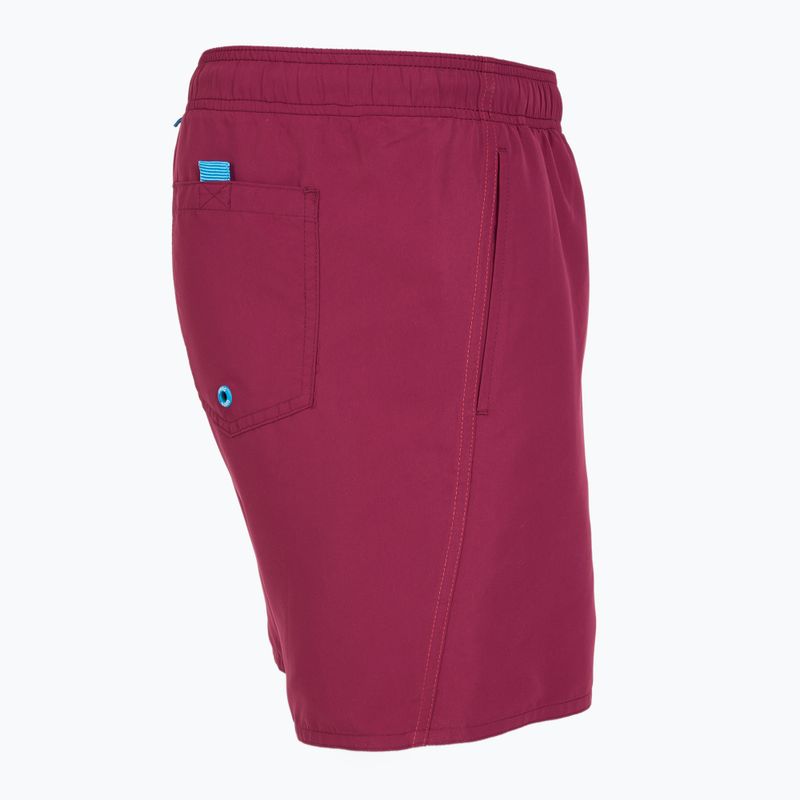 Badeshorts Herren arena Fundamentals Boxer R dark purple/calypso coral 4