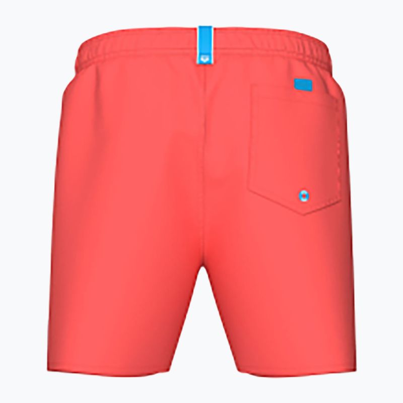 Badeshorts Herren arena Fundamentals Boxer R calypso coral/dark purple 2