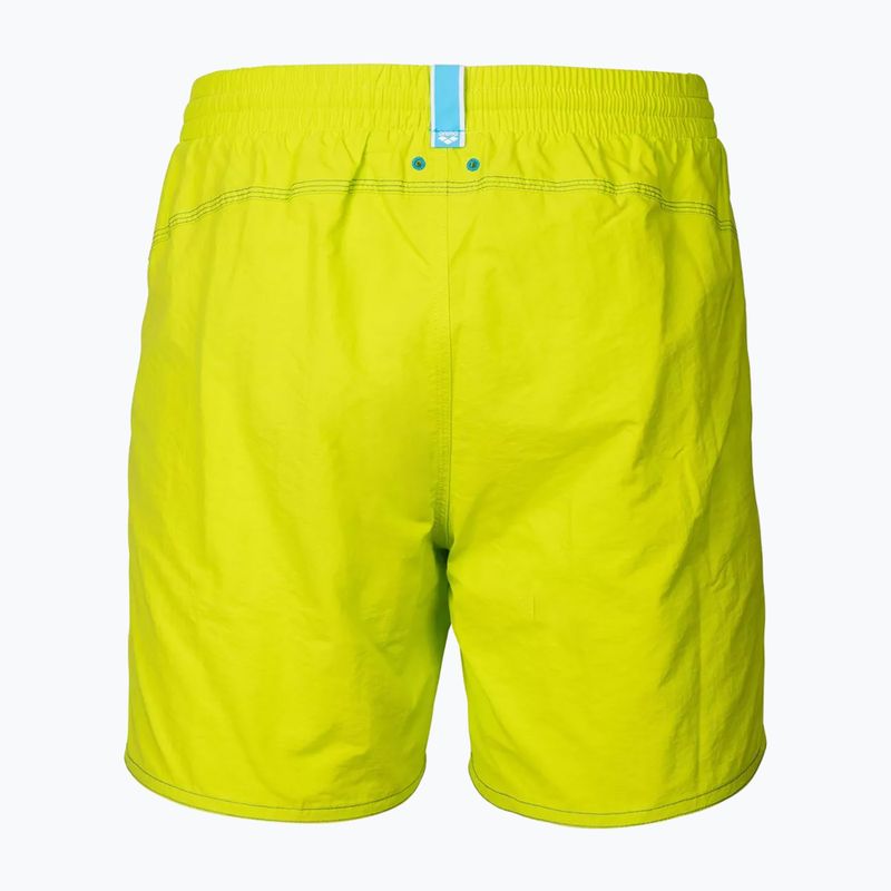 Badeshorts Herren arena Fundamentals Arena Logo Boxer R artic lime/mangrove 2