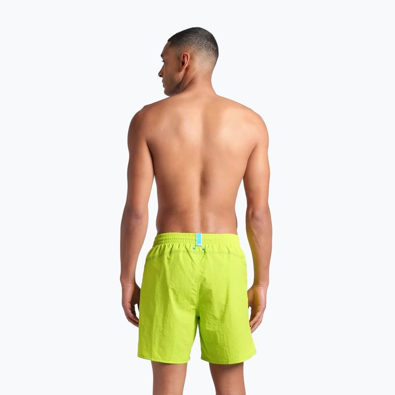 Badeshorts Herren arena Fundamentals Arena Logo Boxer R artic lime/mangrove 4
