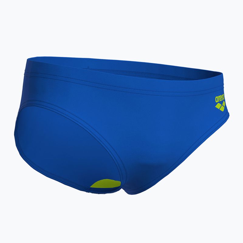 Kinder Badeslip arena B Dynamo Brief R Jr blau china/artic lime 4