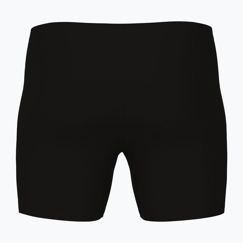 Men's arena Kikko V Swim Mid Jammer Graphic schwarz/Wasser Schwimmen Boxershorts 2