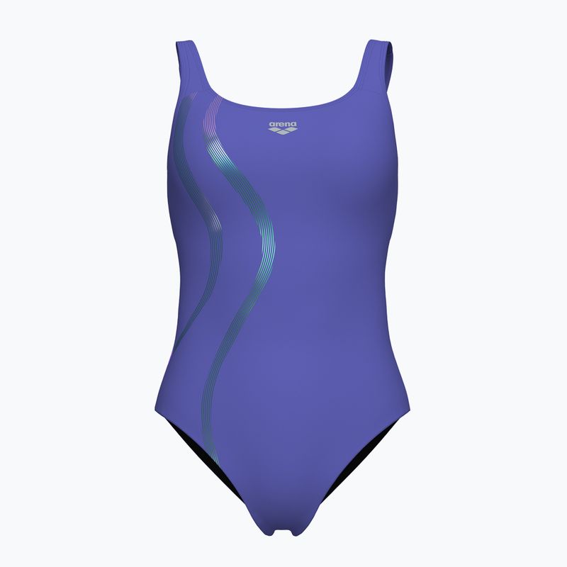 Einteiliger Damen-Badeanzug arena Ginevra Wing Back violett