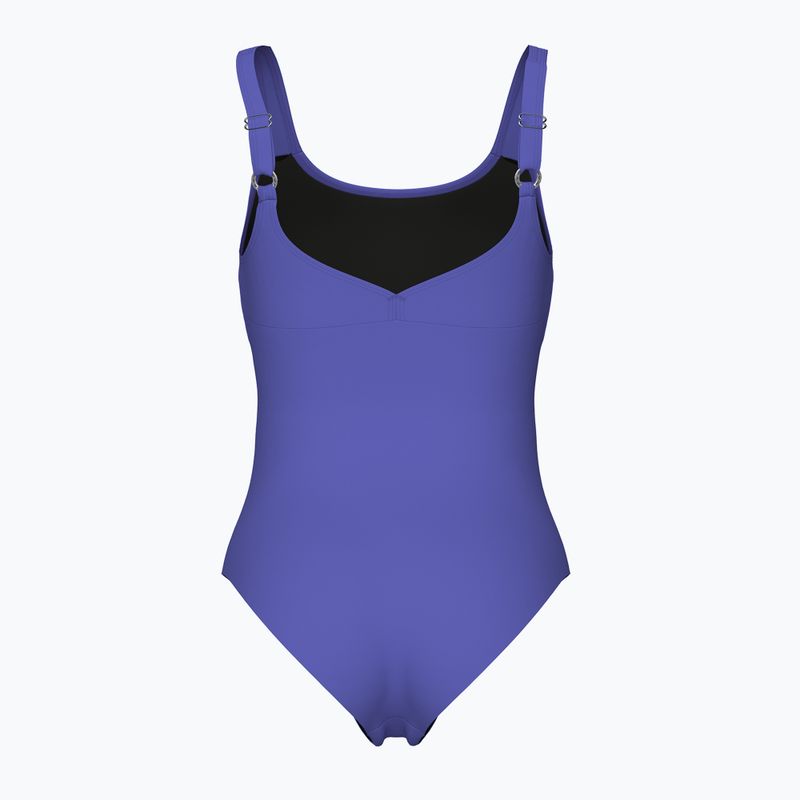 Einteiliger Damen-Badeanzug arena Ginevra Wing Back violett 2