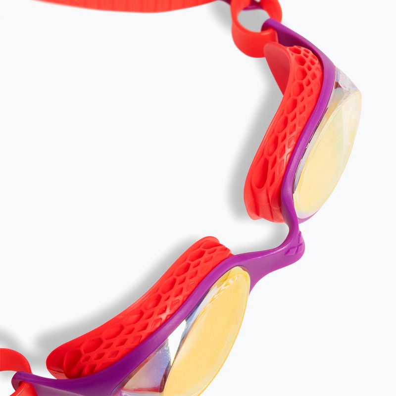 Schwimmbrille Kinder arena Air Jr Mirror yellow copper/plum/bright coral 5