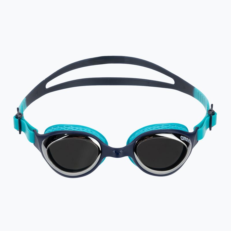 Schwimmbrille Kinder arena Air Jr Mirror silver/navy/water 2