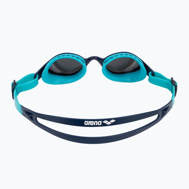 Schwimmbrille Kinder arena Air Jr Mirror silver/navy/water 4