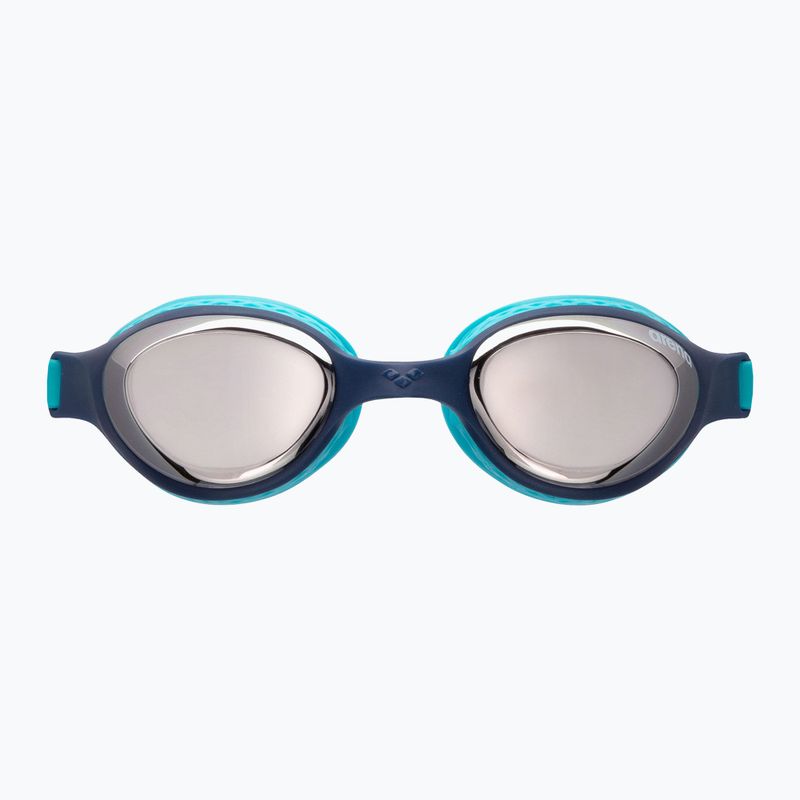 Schwimmbrille Kinder arena Air Jr Mirror silver/navy/water 4