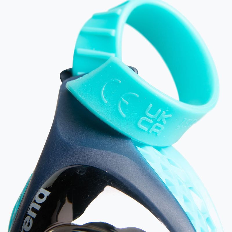 Schwimmbrille Kinder arena Air Jr Mirror silver/navy/water 7