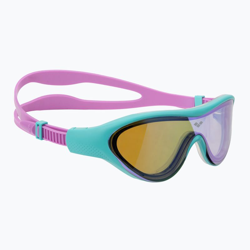 Schwimmbrille Kinder arena The One Mirror Jr blue/water/violet