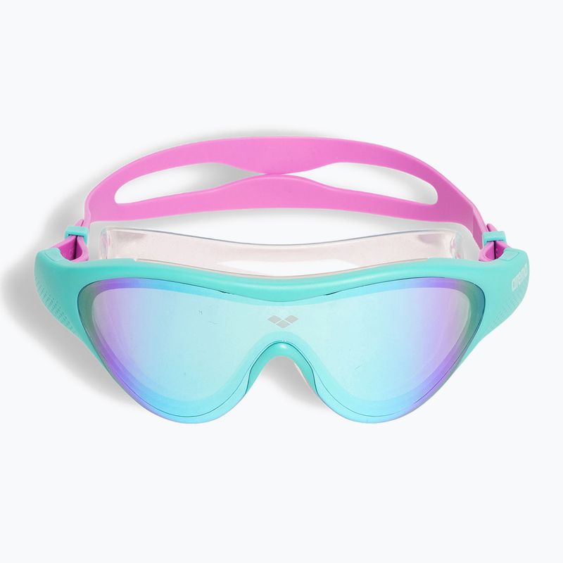 Schwimmbrille Kinder arena The One Mirror Jr blue/water/violet 2