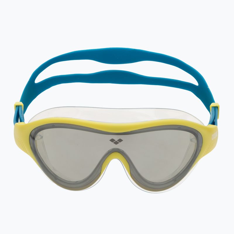 Schwimmbrille Kinder arena The One Mirror Jr silver/soft green/blue cosmo 2