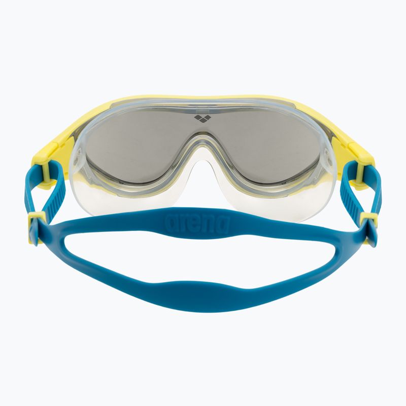 Schwimmbrille Kinder arena The One Mirror Jr silver/soft green/blue cosmo 4