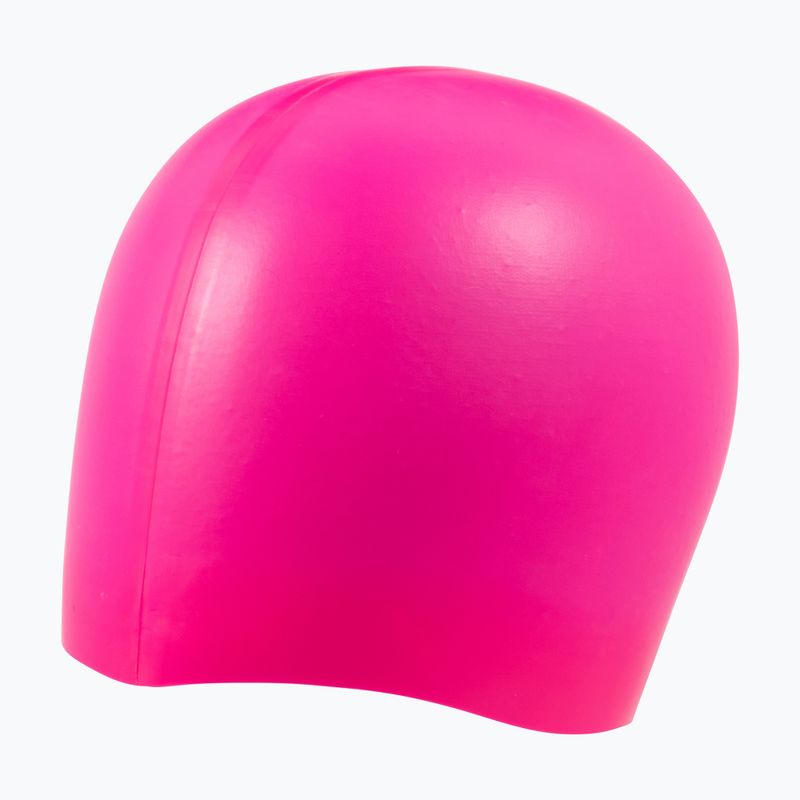 Arena Big Logo schockierend rosa/Wasser Badekappe 3