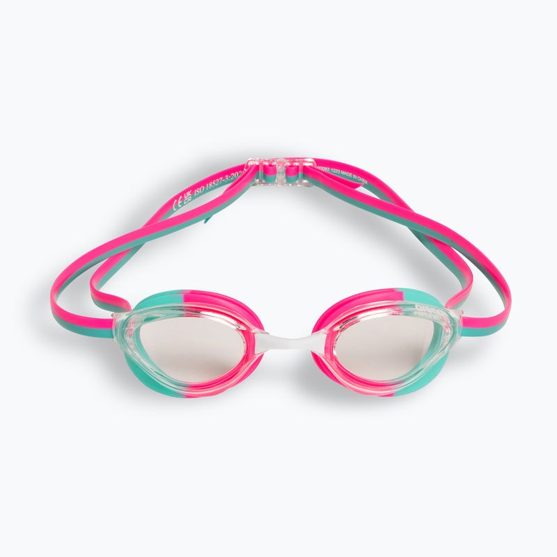 Schwimmbrille arena Python clear/shocking pink/water 2