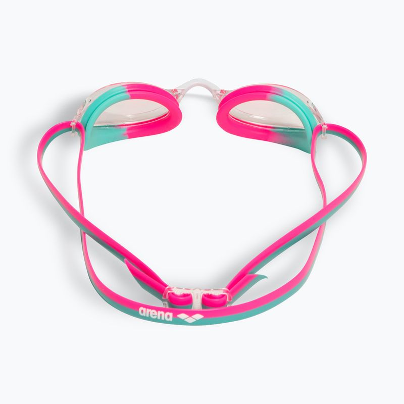 Schwimmbrille arena Python clear/shocking pink/water 3
