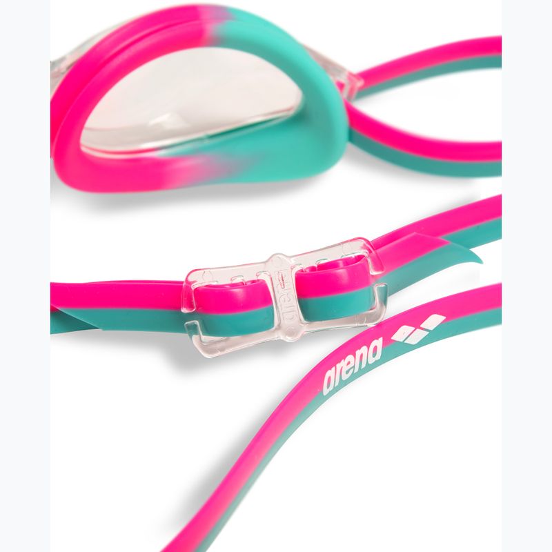 Schwimmbrille arena Python clear/shocking pink/water 6