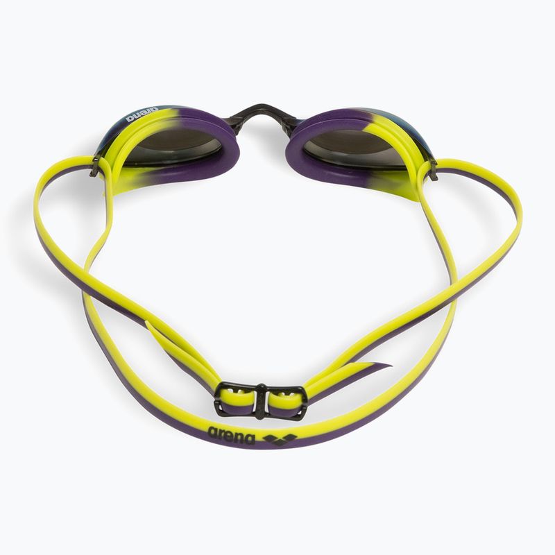 Arena Python Mirror Schwimmbrille violett/pflaume/kalk 3