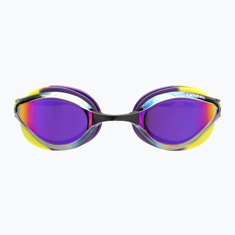 Arena Python Mirror Schwimmbrille violett/pflaume/kalk 4