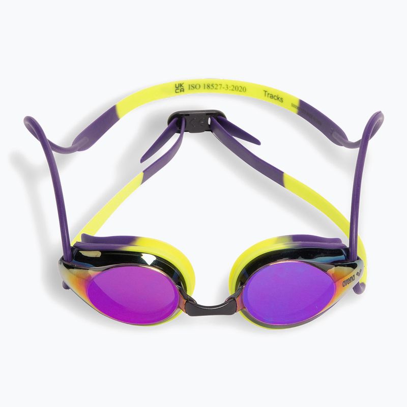 Schwimmbrille arena Tracks Mirror violet/plum/artic lime 2