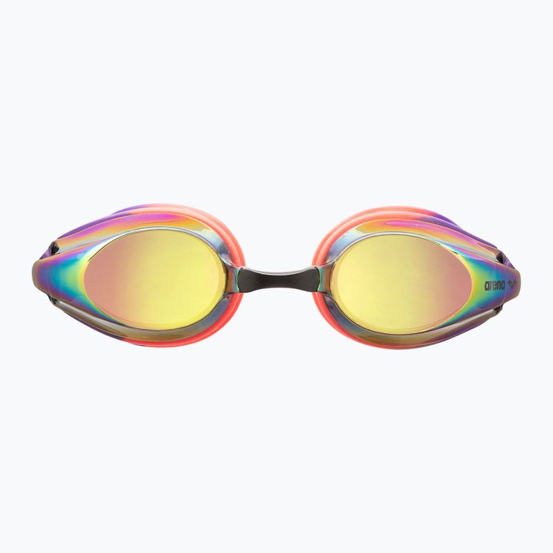 Schwimmbrille arena Tracks Mirror copper/plum/bright coral 4