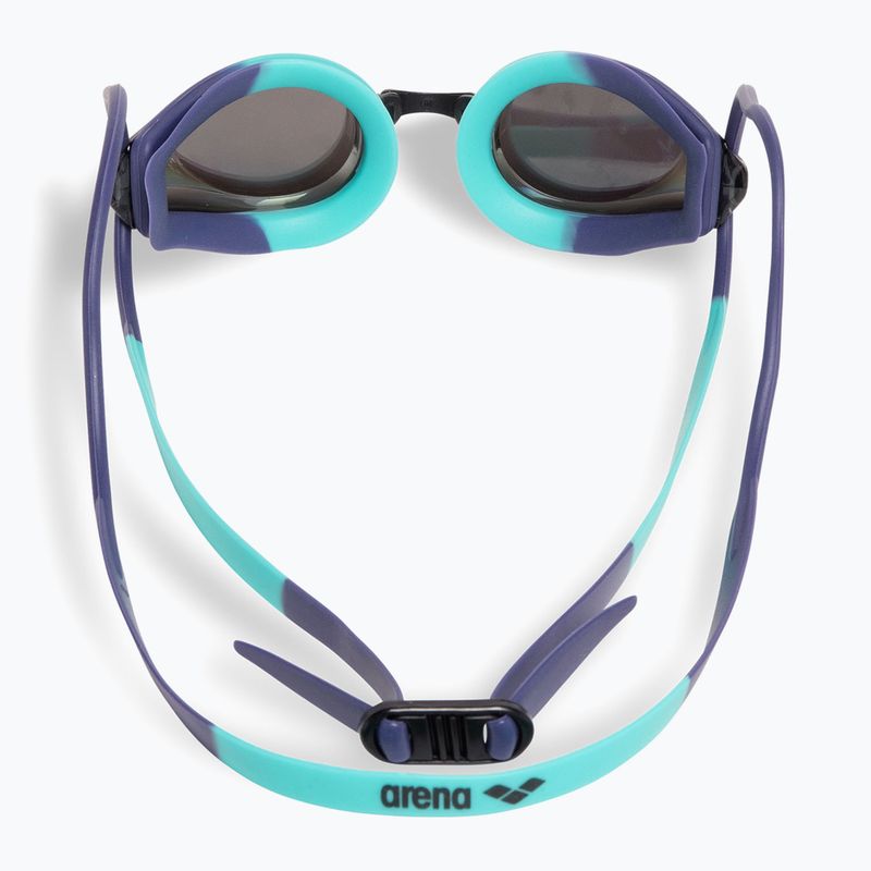 Schwimmbrille arena Tracks Mirror turquoise/future dusk/water 3