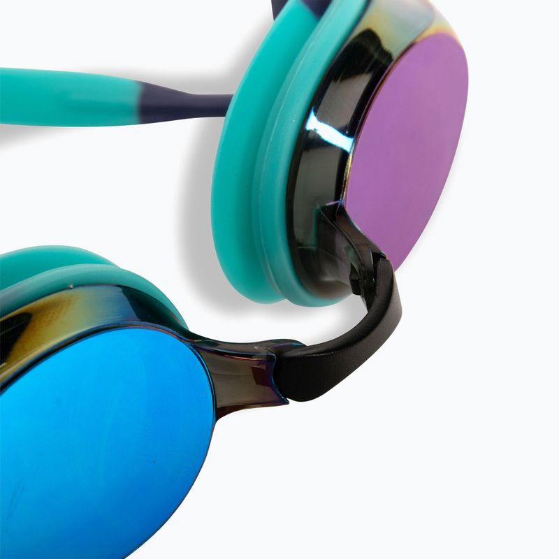 Schwimmbrille arena Tracks Mirror turquoise/future dusk/water 5
