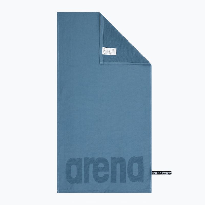 Arena Softdry Gym steingrau schnelltrocknendes Handtuch