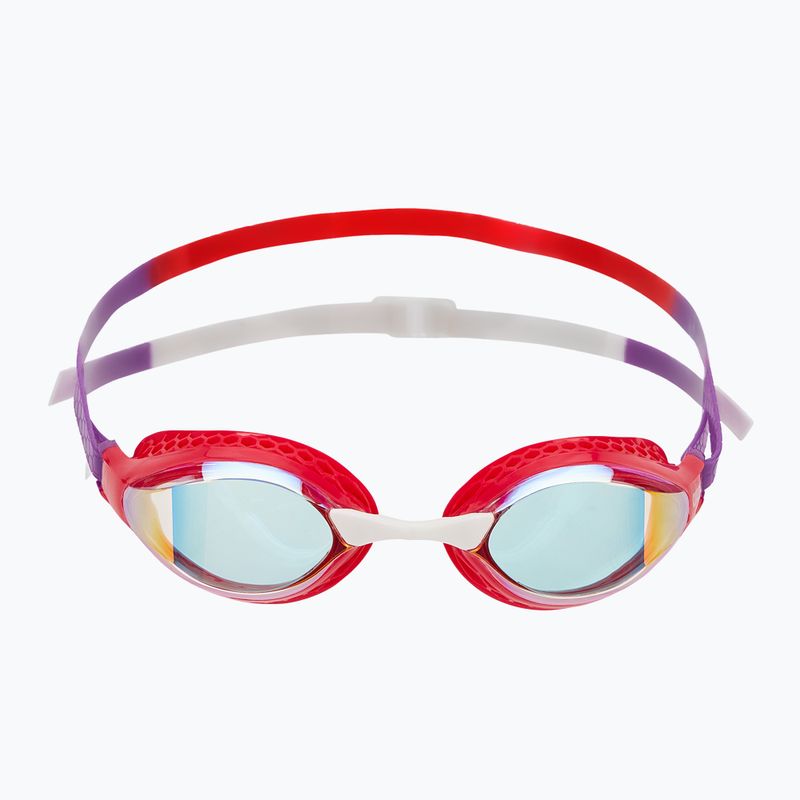Arena Air-Speed Mirror Schwimmbrille gelbes Kupfer/helle Koralle/Pflaume 2