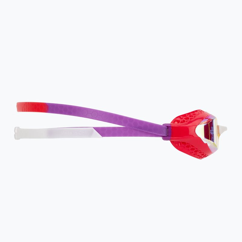 Arena Air-Speed Mirror Schwimmbrille gelbes Kupfer/helle Koralle/Pflaume 3