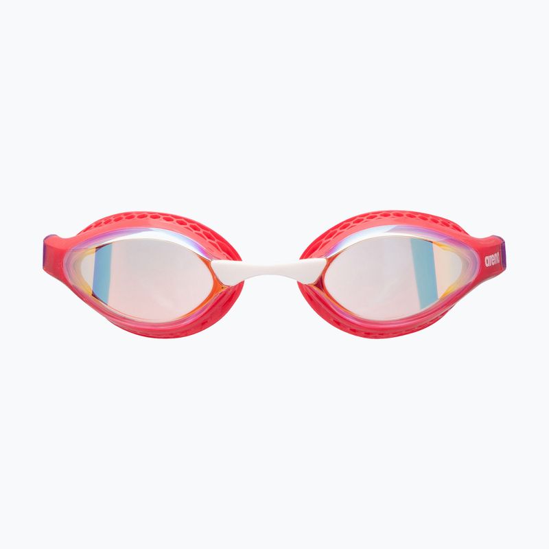 Arena Air-Speed Mirror Schwimmbrille gelbes Kupfer/helle Koralle/Pflaume 4