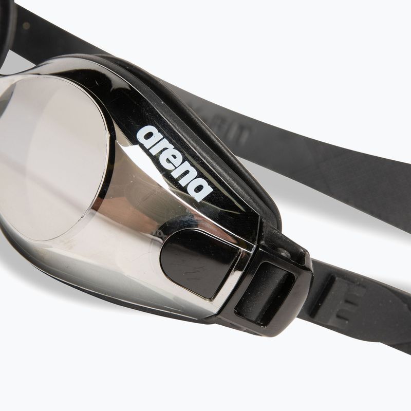 Arena Zoom X-Fit Mirror silber/schwarz/schwarz Schwimmbrille 6