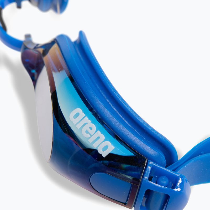 Arena Zoom X-Fit Mirror blau/blau/blaue Schwimmbrille 6