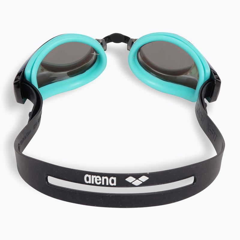 Arena Zoom X-Fit Mirror Schwimmbrille Türkis/Wasser/Schwarz 3