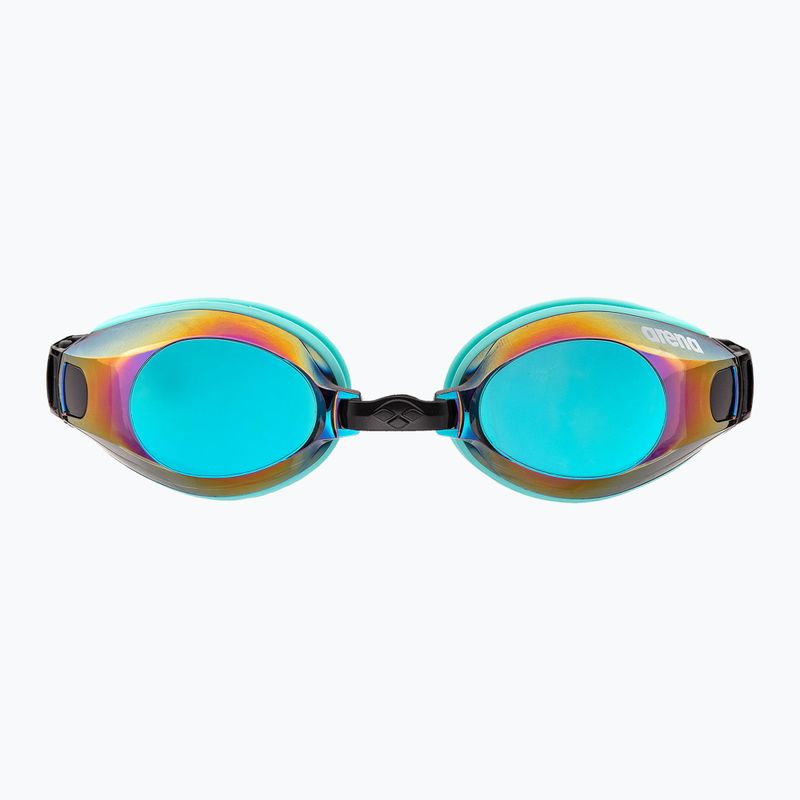 Arena Zoom X-Fit Mirror Schwimmbrille Türkis/Wasser/Schwarz 4