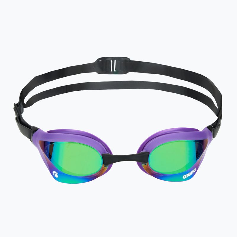 Arena Schwimmbrille Cobra Swipe Mirror smaragd/pflaume/schwarz 2