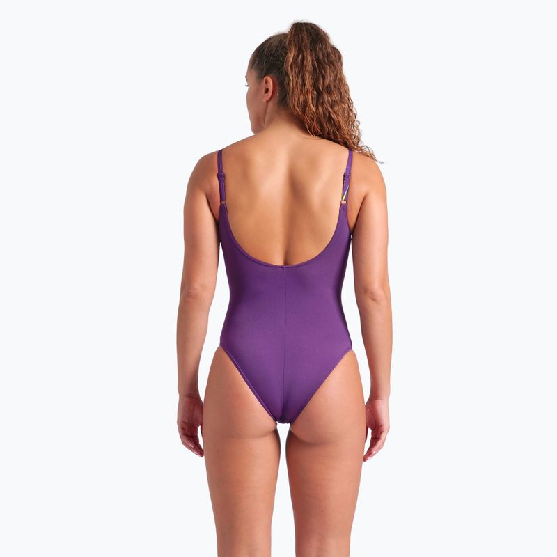 Einteiliger Damen-Badeanzug arena Abyss U Back multi plum/plum 7