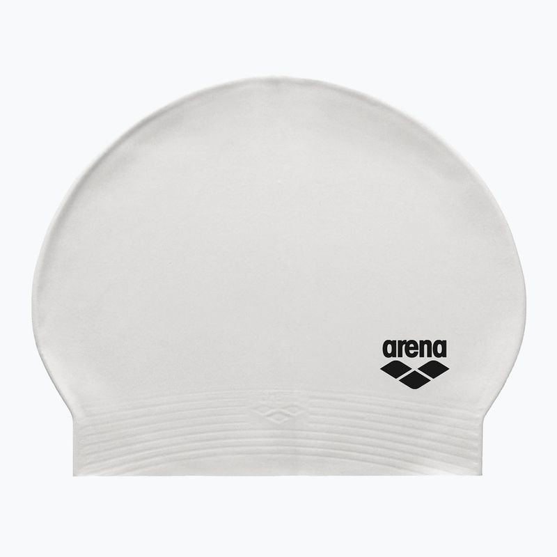 Arena Soft Latex II Badekappe weiß/schwarz