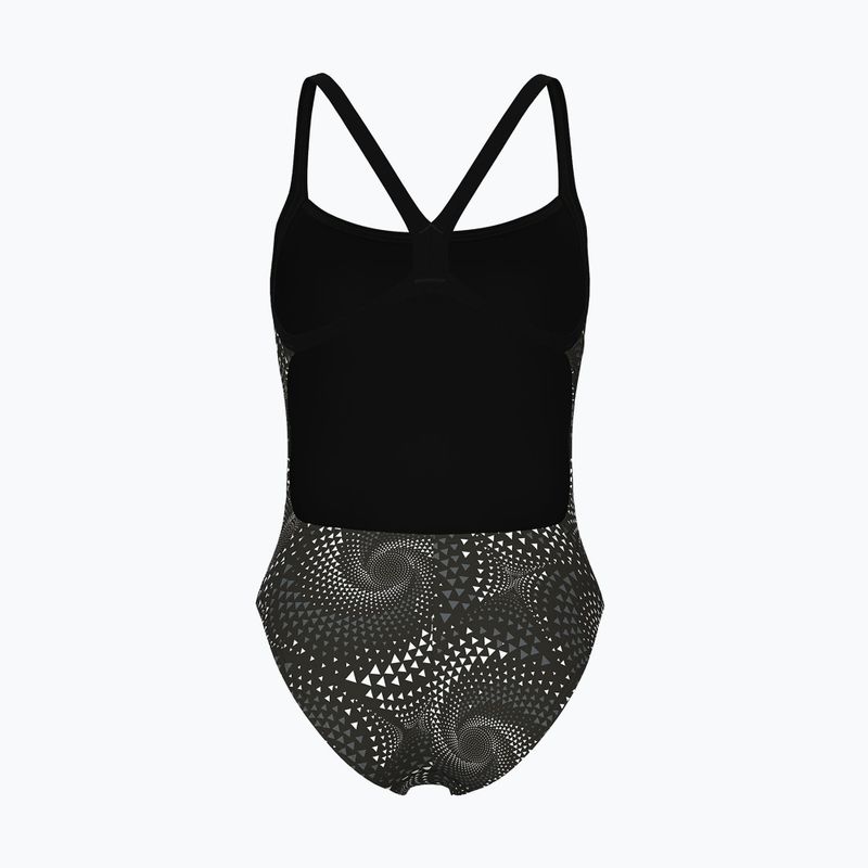 Badeanzug Damen arena Fireflow Challenge Back black/team black 2