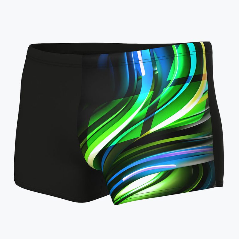 Men's arena Bloom Swim Boxer Shorts multi schwarz/schwarz 3